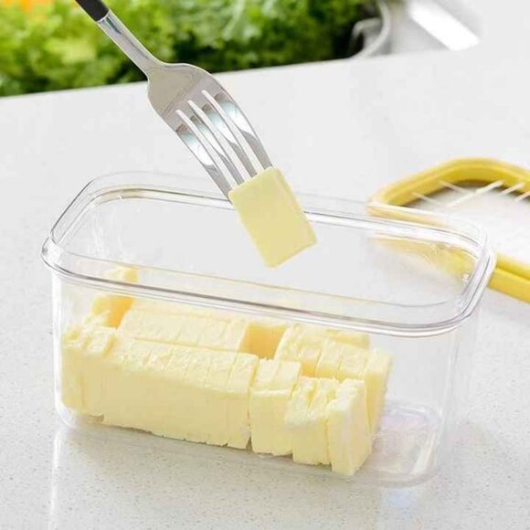 Butter Spreader and Butter Stick Holder & Butter Slicer Cutter Container Dish - Picture 8 of 9